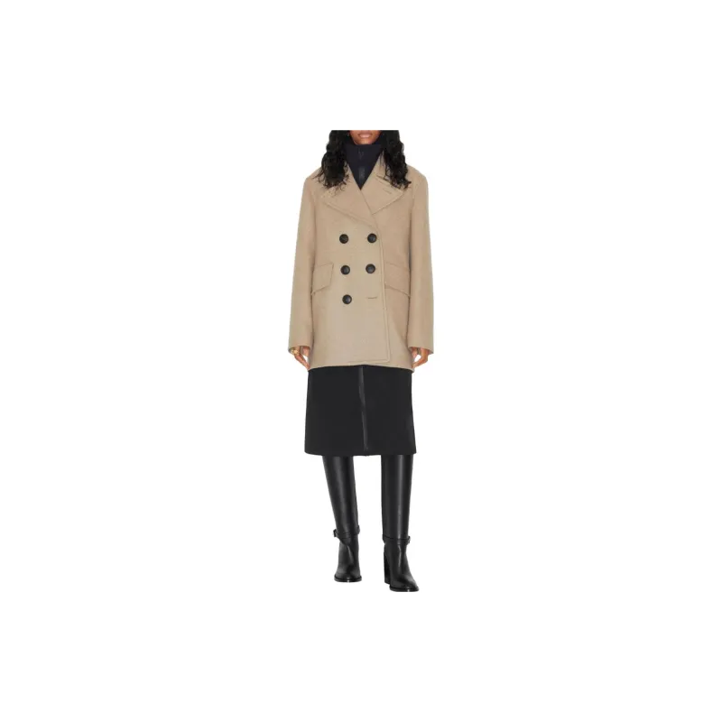 Burberry Coats Women's Almond Beige-1
