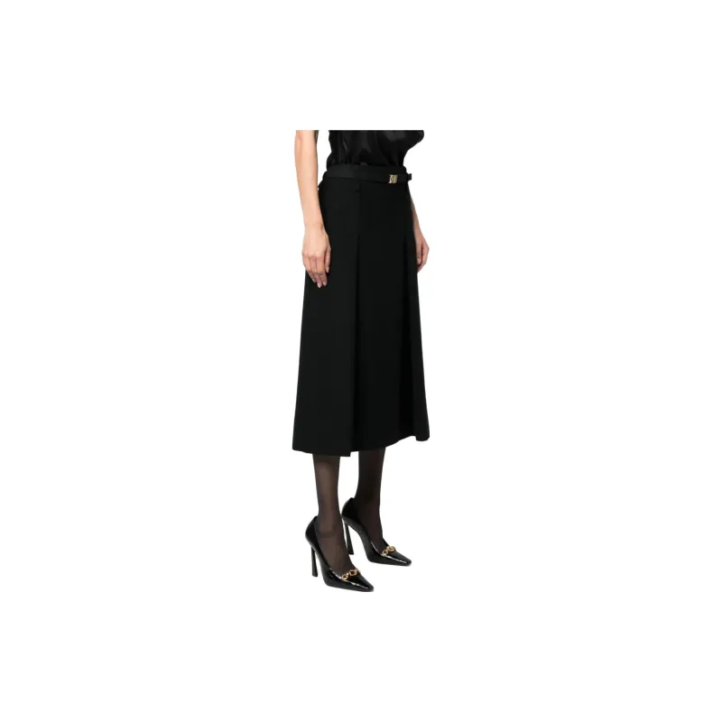 SAINT LAURENT Wool blend A line Midi Skirt-3