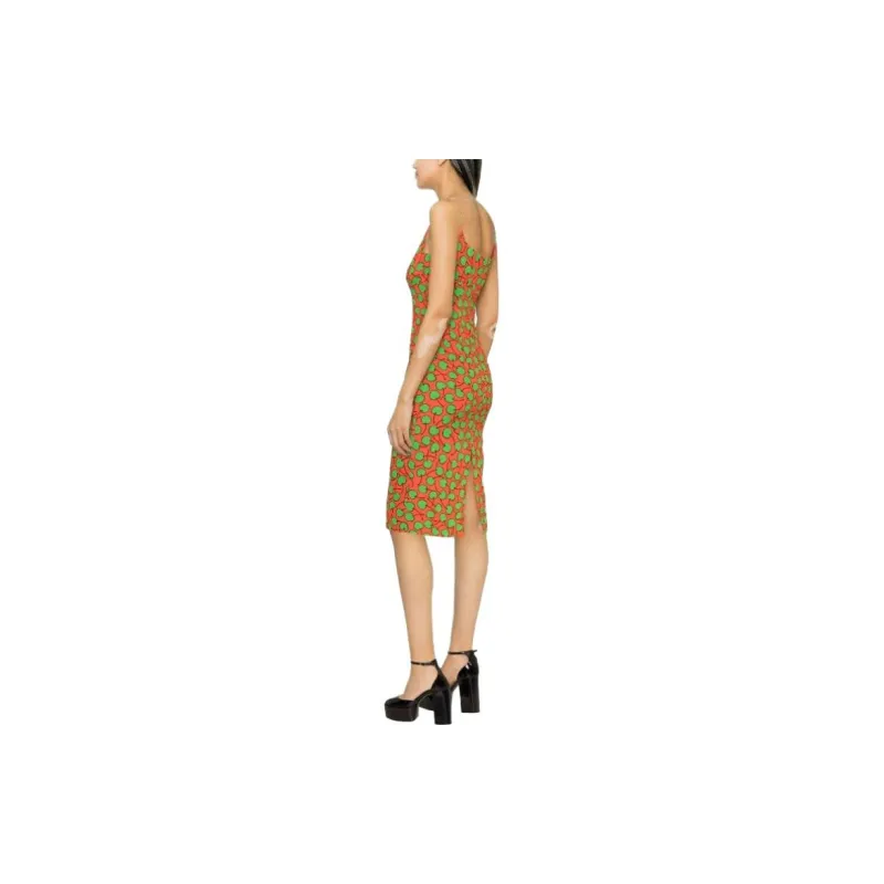 MOSCHINO All Over Cherry Printed Mini Dress-3