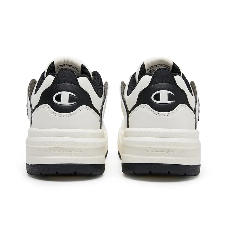 Champion School Team Shoes 2.0 Low Top Skateboard Shoes Men's Milk White Black-3