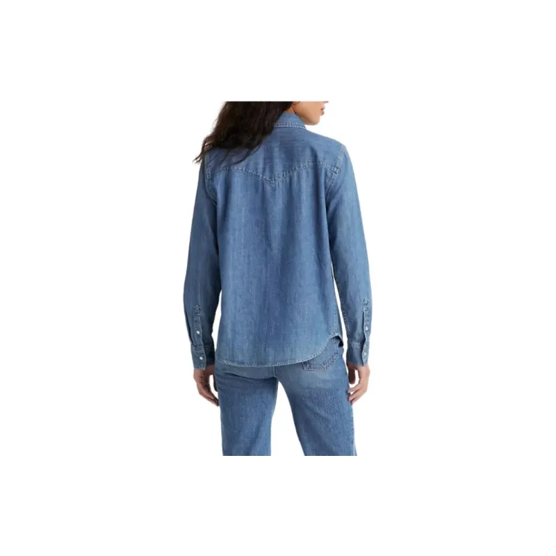 Levis Shirts Women's Blue-4