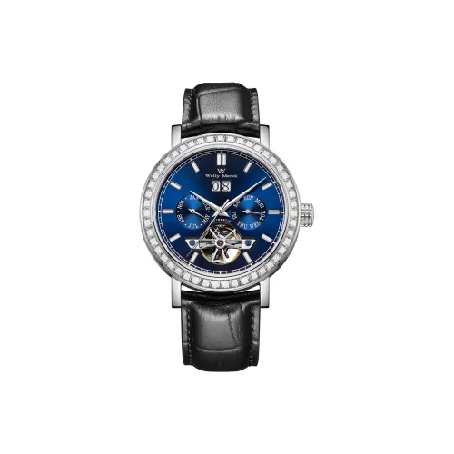 Welly Merck Mechanical Movement Men's Watches Blue Dial