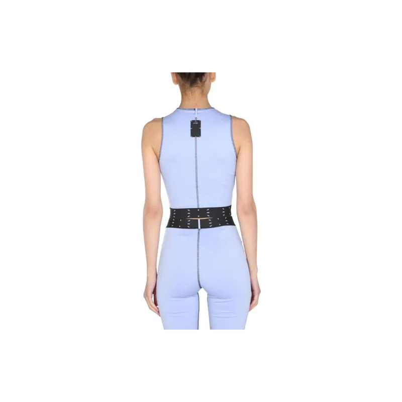 McQ Alexander McQueen Contrast Trim Cropped Top-3