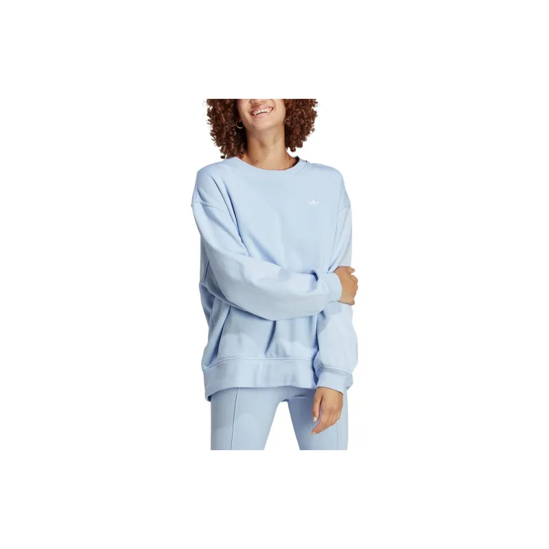 Adidas Originals Sweatshirt Women's Light Pink Blue-2