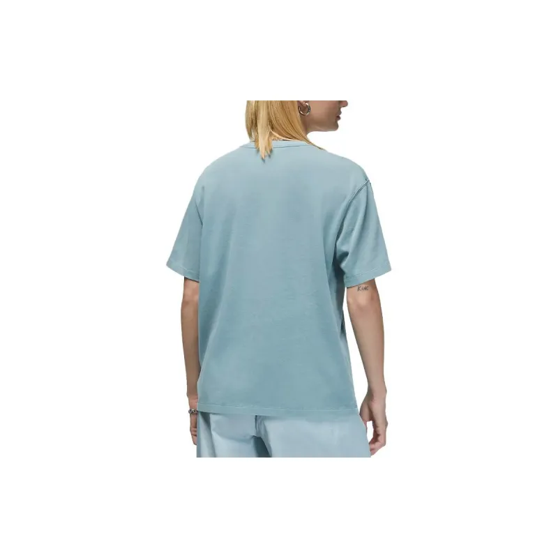 Jordan Drop Shoulder Sleeve T-Shirt Women's Ozone Blue-3