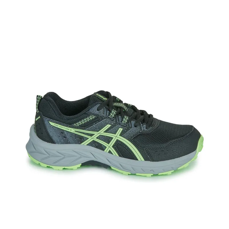 Asics Gel Venture 9 GS 'Black Illuminate Green'-1