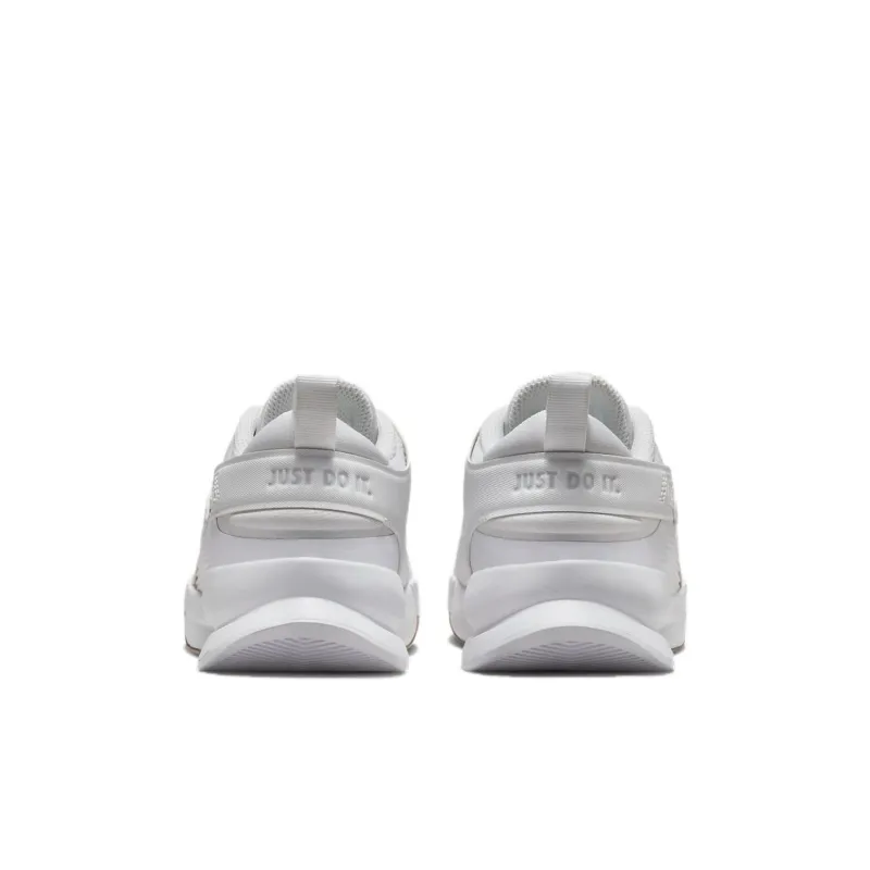 Nike Crosscourt Abrasion Resistant Breathable Cushioning Low Top Children's Basketball Shoes White Kids'-4