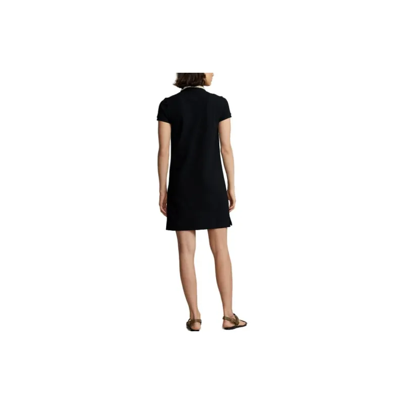 Polo Ralph Lauren SS20 Short Sleeved Dress Women's Black-2