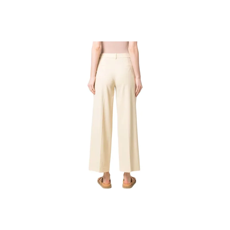 THEORY Knitted Sweatpants Women's Beige Yellow-2