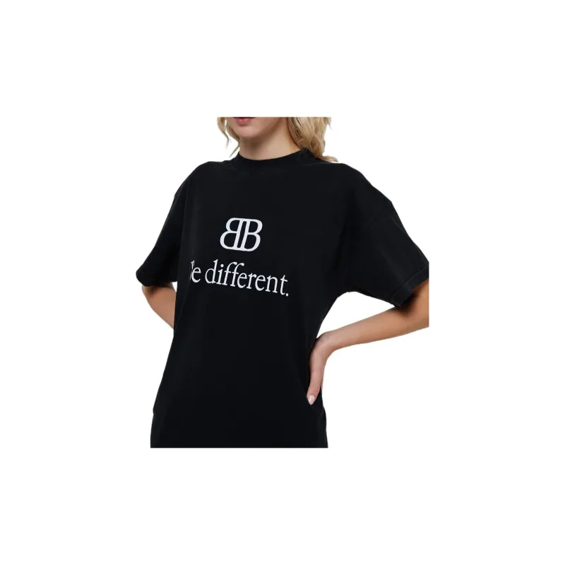 Balenciaga T Shirt Women's Black-4
