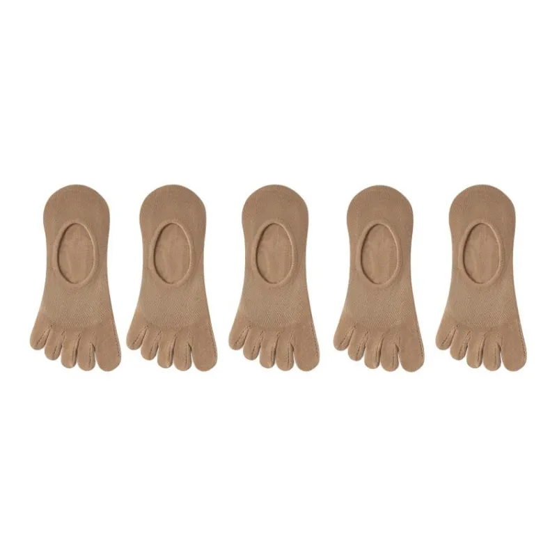 ROBINHOOD No Show Socks Women's 5 Pack-23