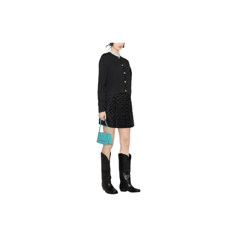 Sandro Knitwear Women's Carbon Gray-1