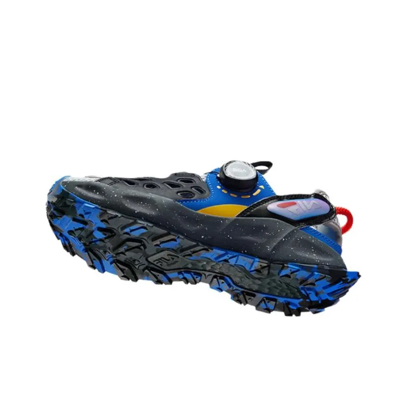 FILA KIDS Slip Resistant And Breathable Children's Sandals Gray Black Unisex-5
