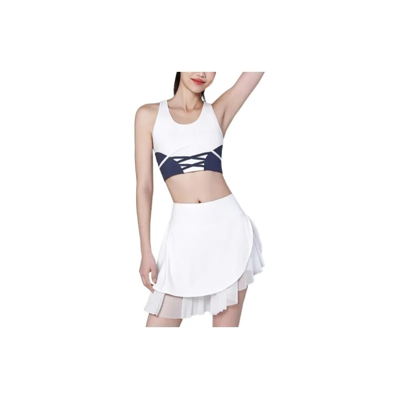 Sumday Athletics Cropped Skirt White-2