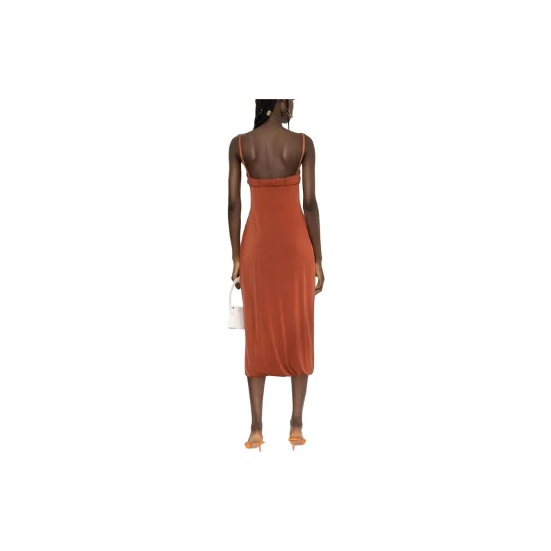 Jacquemus Praia Bustier neck Midi Dress-2