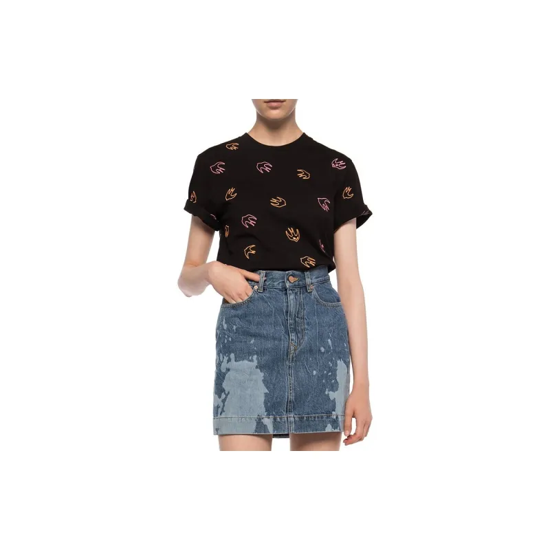 McQ Alexander McQueen T Shirts Women's Black-2