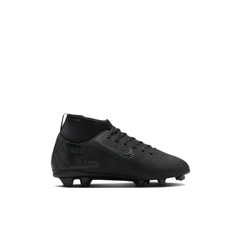 Nike Mercurial Superfly 10 Abrasion Resistant High Top Kids' Soccer Shoes Black Kids'-1