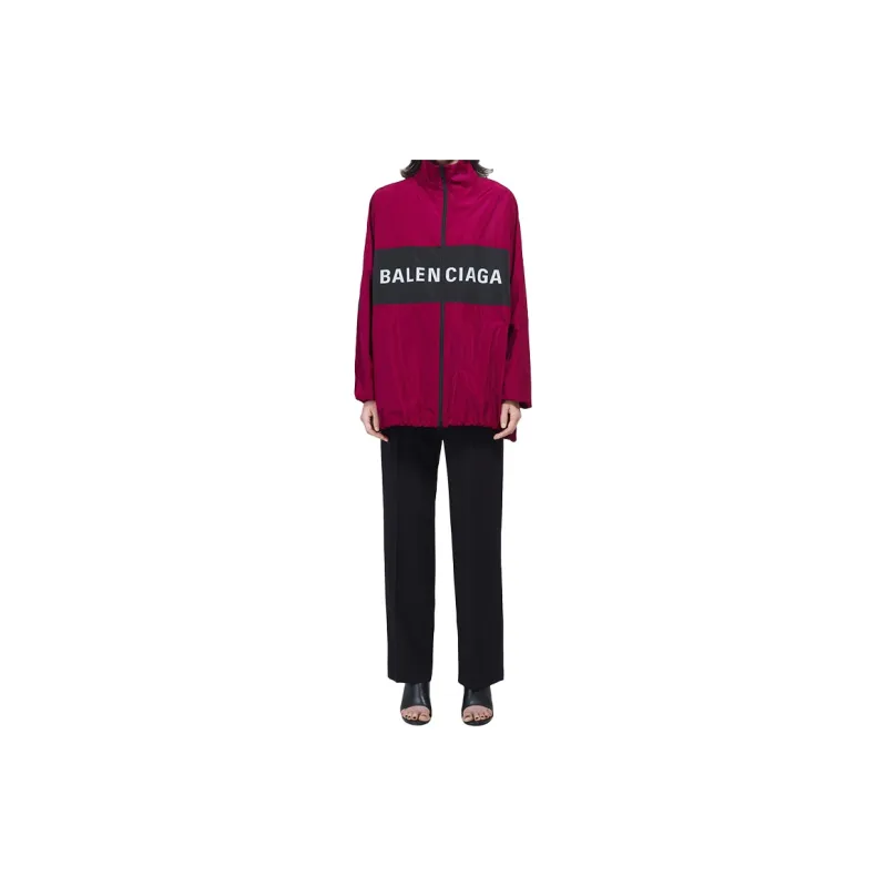Balenciaga Jacket Women's Dark Pink-2