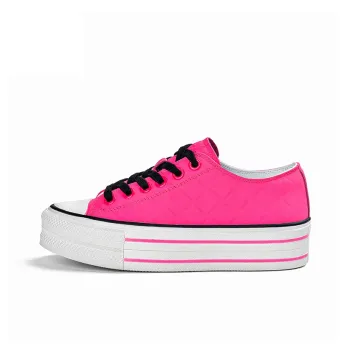 NAUTICA Abrasion Resistant Low Top Skateboard Shoes Women's Rose Red