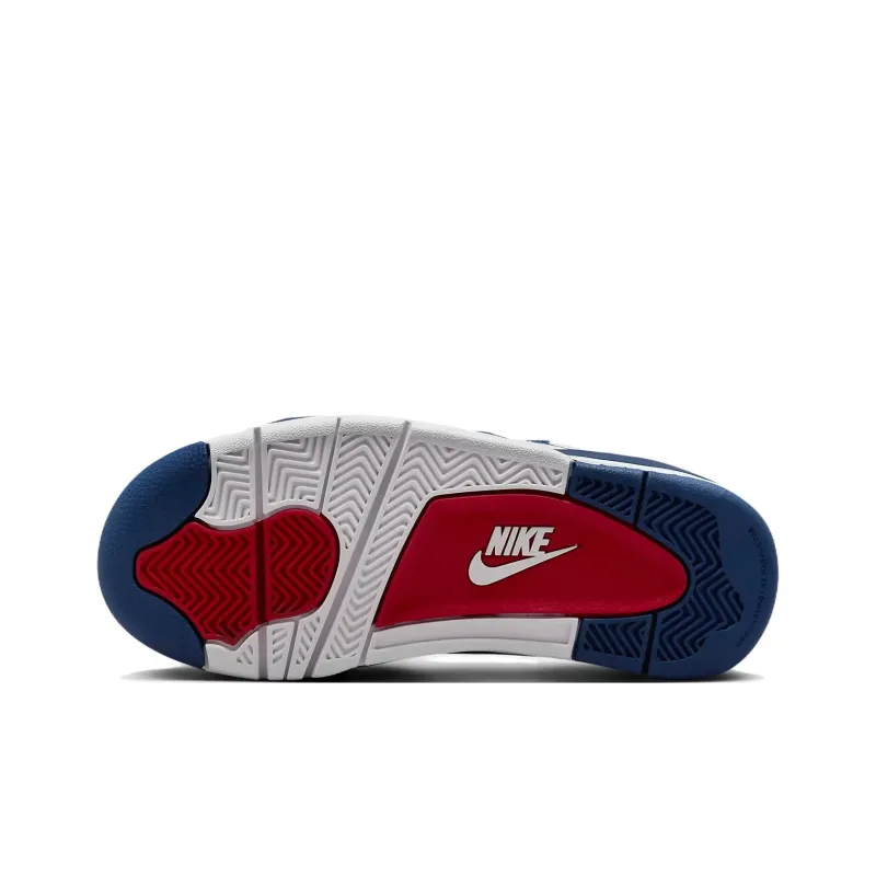 Nike Air Flight 89 Shock Absorbers Mid Top Kids Lifestyle Shoes White Blue Unisex-5
