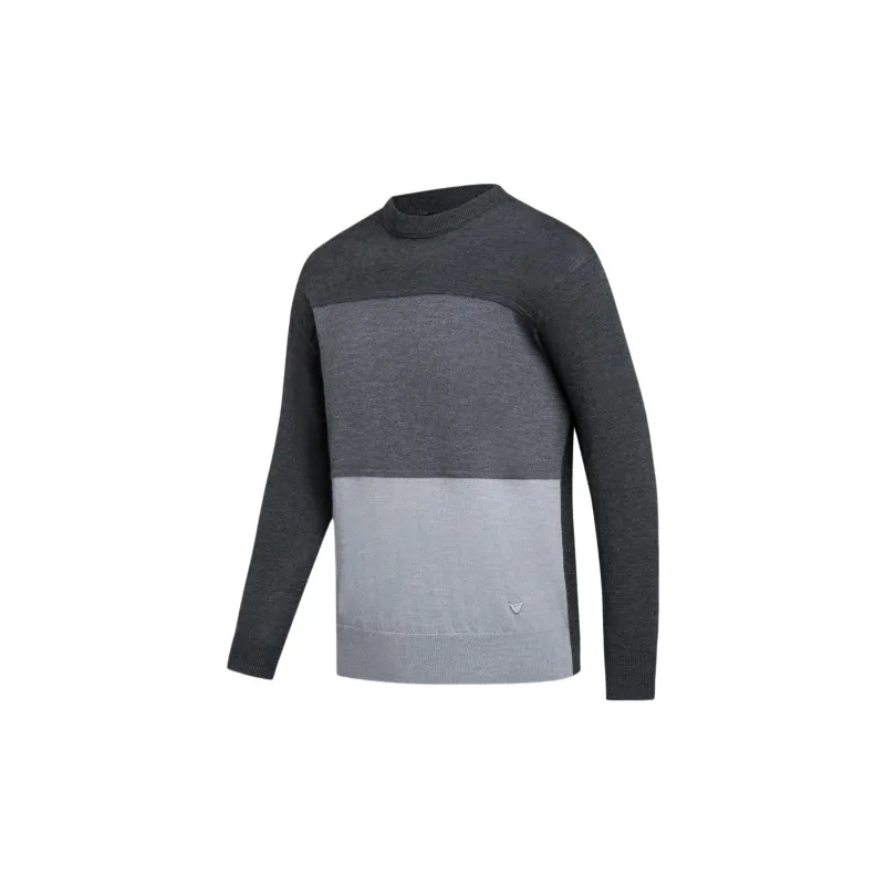 EMPORIO ARMANI Long Sleeved Crewneck Knitted Jumper-2