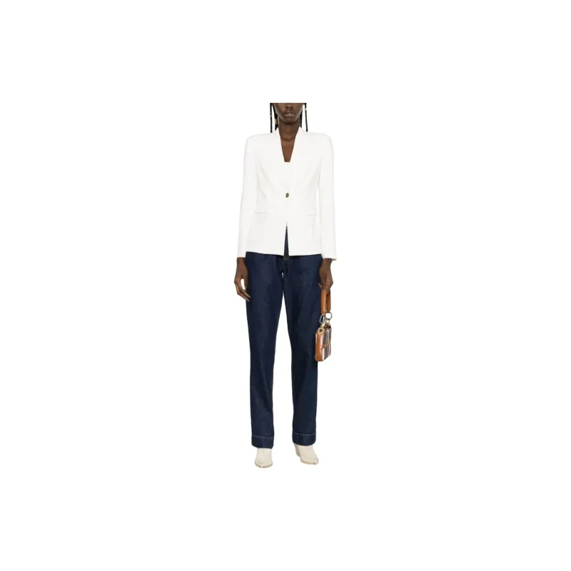 PINKO Business Suits Coats Women's White-1