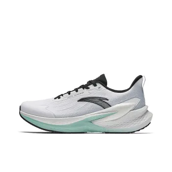 Anta Anti Slip Wear Resistant Low Top Running Shoes Men's Gray Black