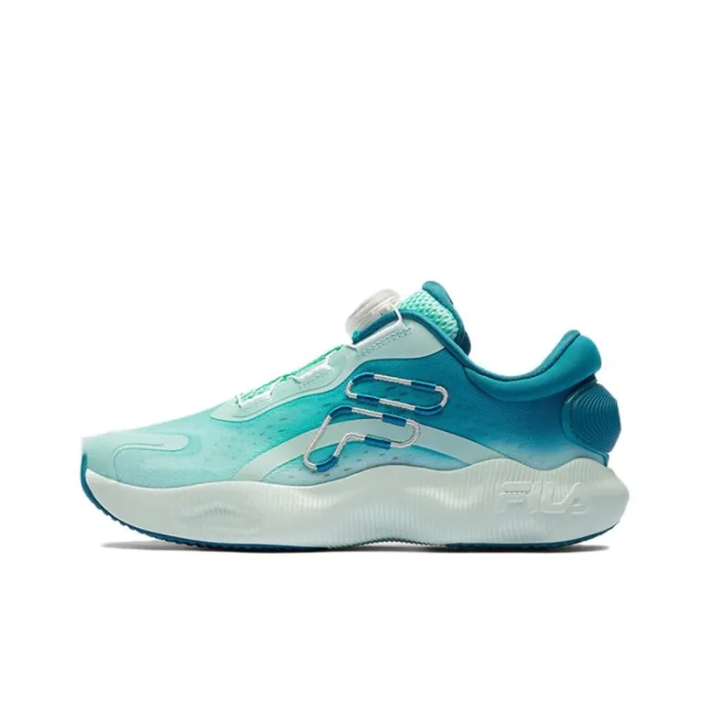 FILA KIDS BOA Rebound Breathable Support Slip Resistant Abrasion Resistant Low Top Kids' Training Shoes Blue Teenagers-0