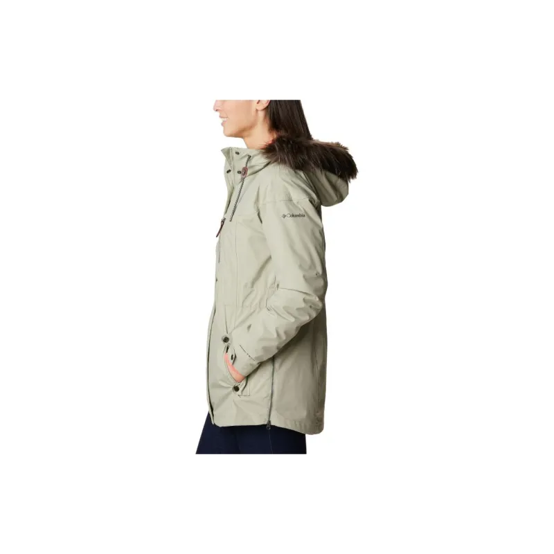 Columbia Payton Pass Windbreaker Jackets Women's Light Khaki-7