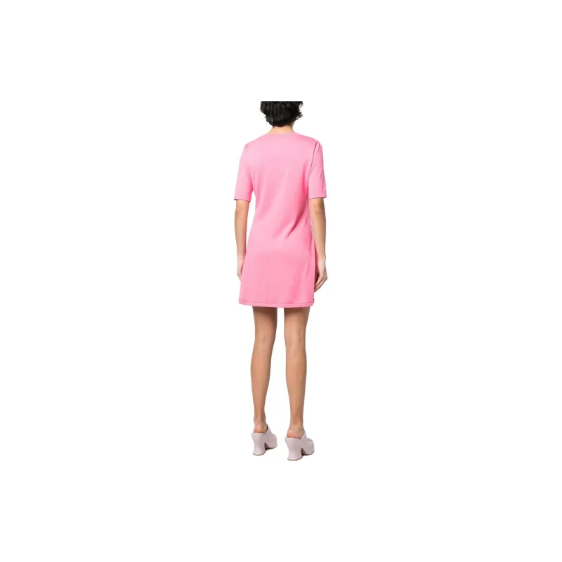 MOSCHINO Short-Sleeved Dresses Women's Pink-2