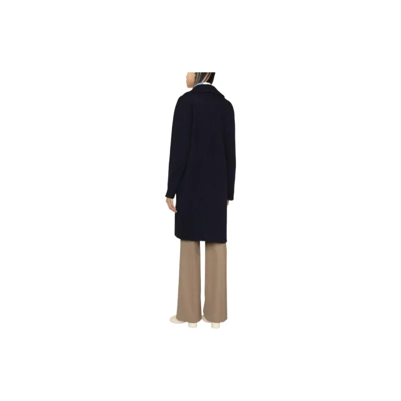 EMPORIO ARMANI FW22 Coats Women's Marine Blue-2