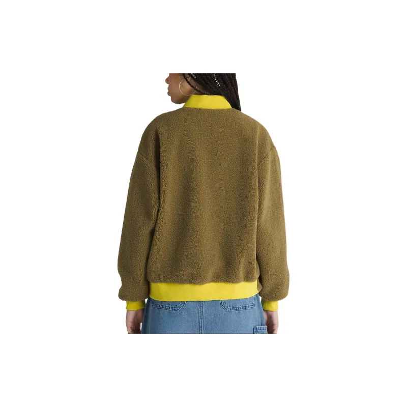 Vans Lakehouse Zip Jacket Women's Olive Green-3