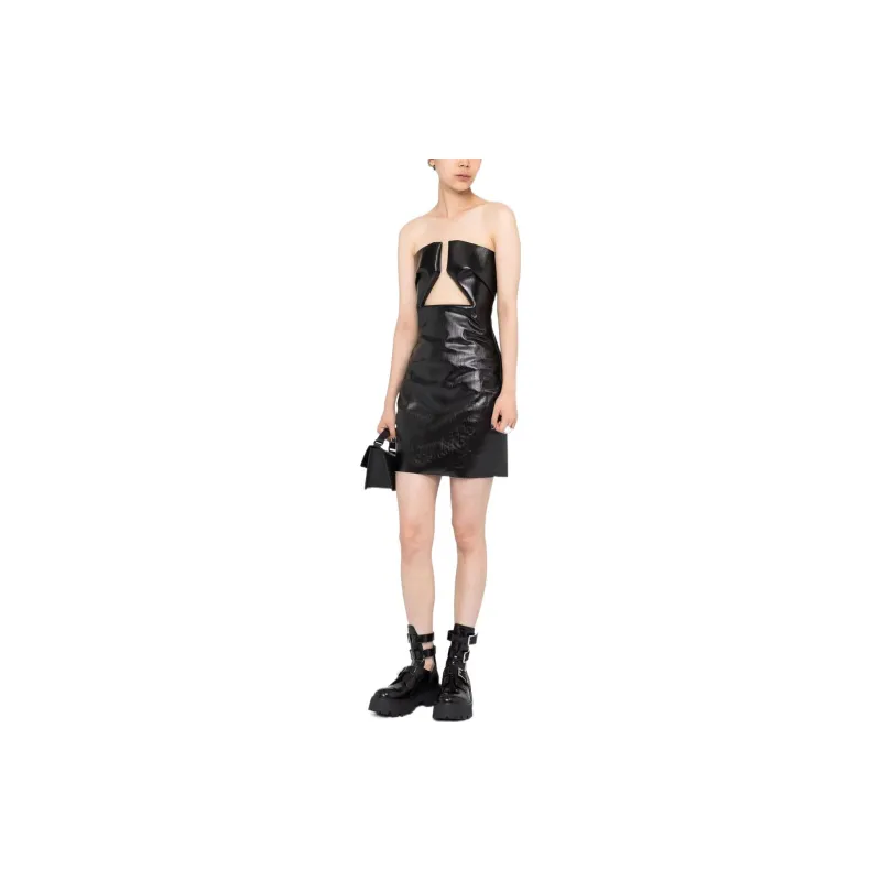 RICK OWENS Sleeveless Dresses Women's Black-1