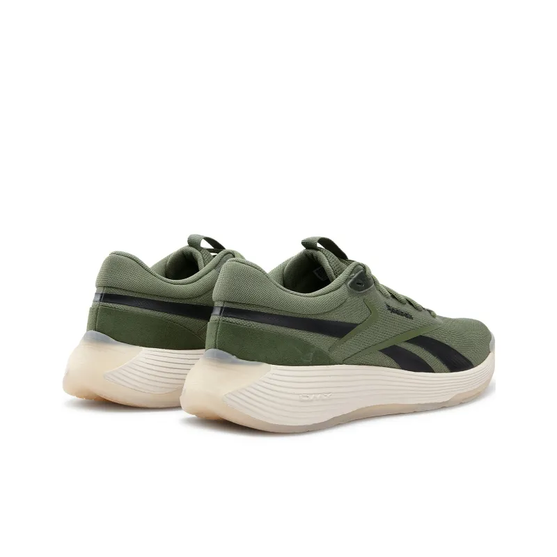 Reebok Wear Resistant Slip Resistant Low Top Running Shoes Unisex Green Black-3