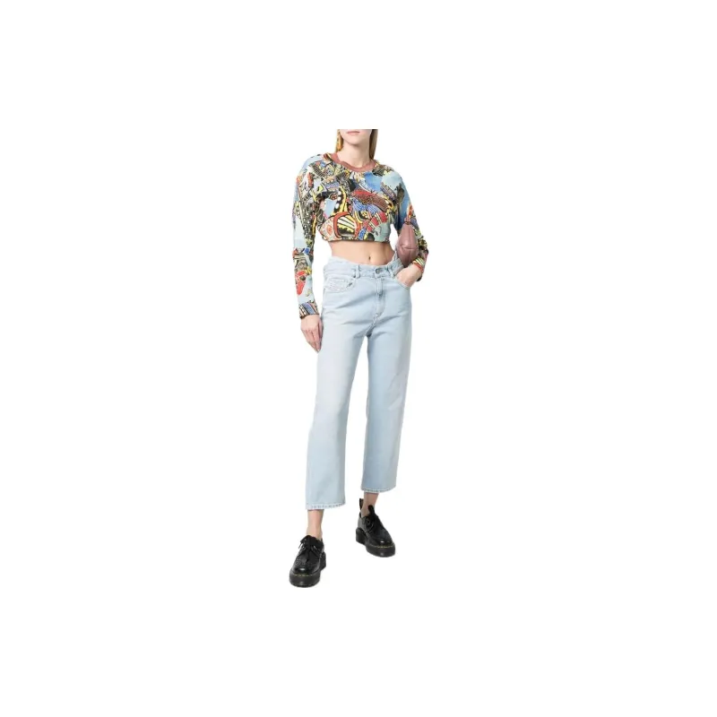DIESEL 1999 Cropped Straight leg Jeans-1