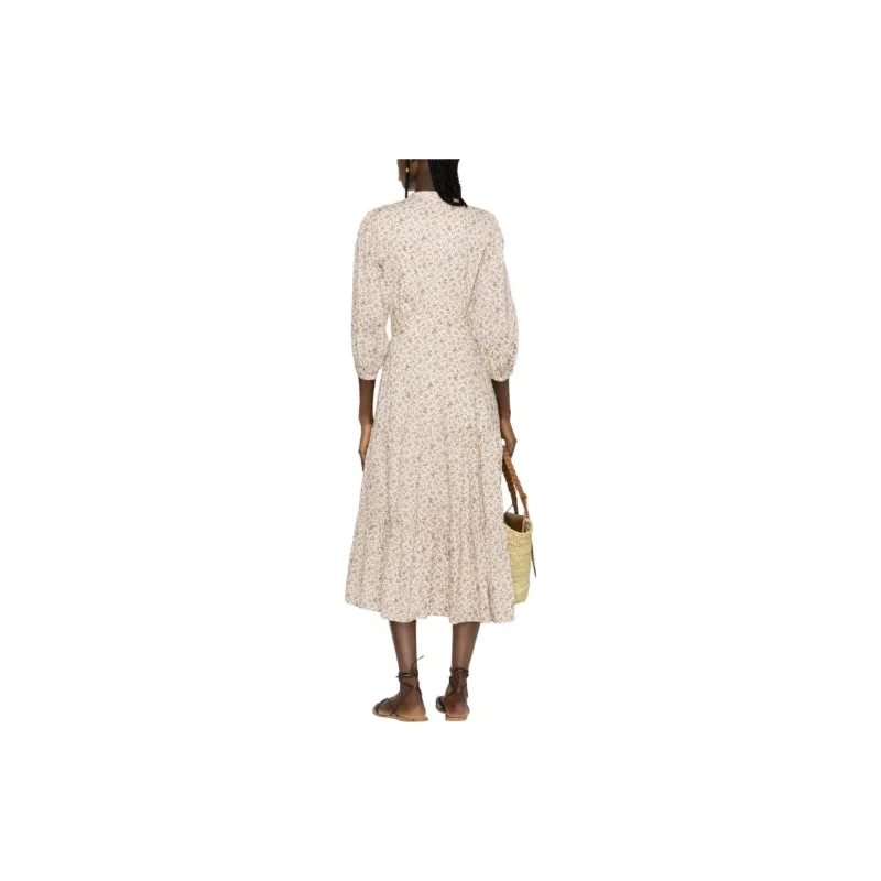 Polo Ralph Lauren Long-Sleeved Dresses Women's Ecru-2