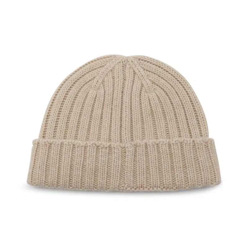 Loro Piana Wool Beanies Men's Brown-1
