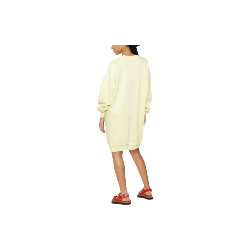 DIESEL Long-Sleeved Dresses Women's Yellow-2