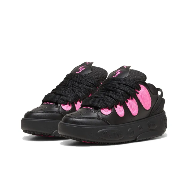 PUMA X LaMelo Ball Anti Slip Wear Resistant Kids Lifestyle Shoes Black Teenagers-2