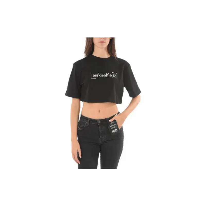 DIESEL Crop Tops Women's Black-2