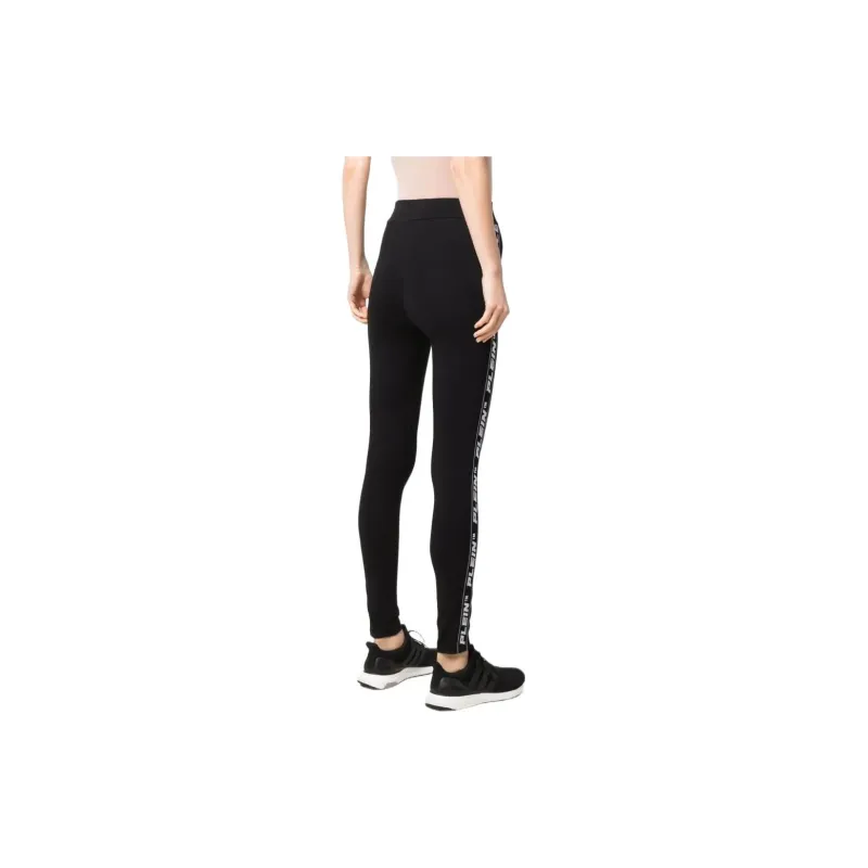 PHILIPP PLEIN Logo print Jersey Leggings-3