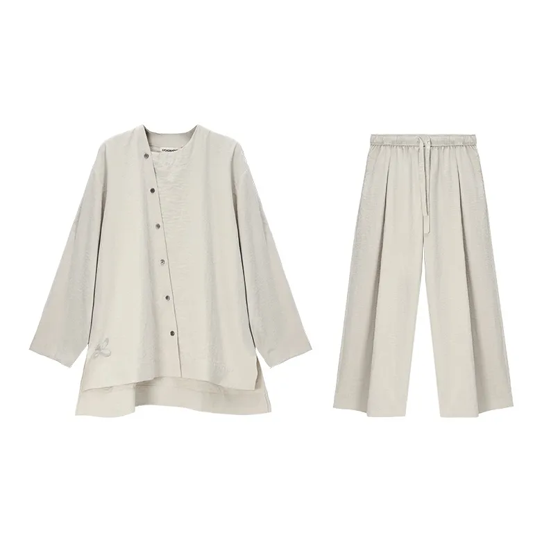 CICADAHOME Pajama Set Women's Moon White-0