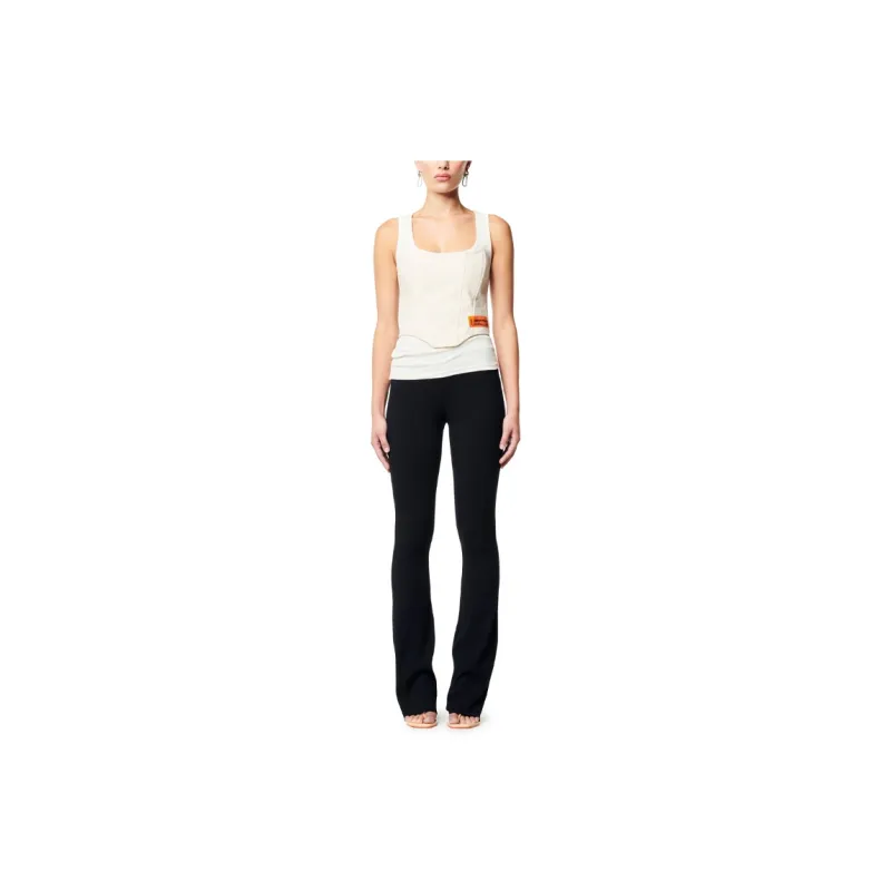 HERON PRESTON Fitted Ribbed Pants-2