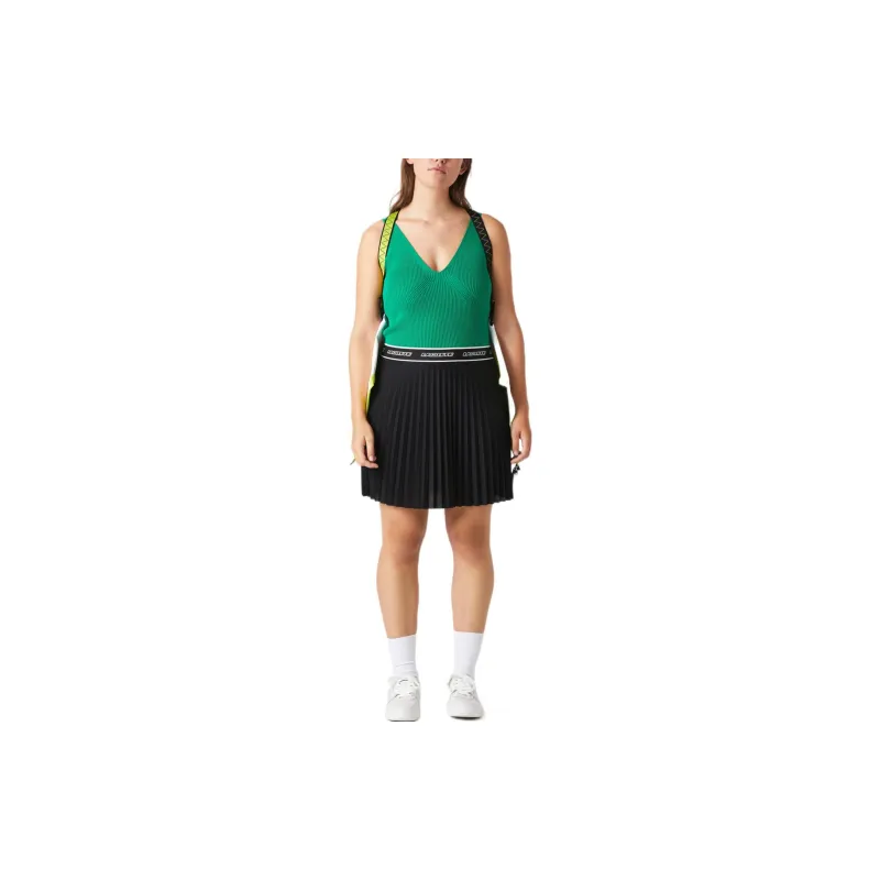 LACOSTE Casual Short Skirts Women's Black-1
