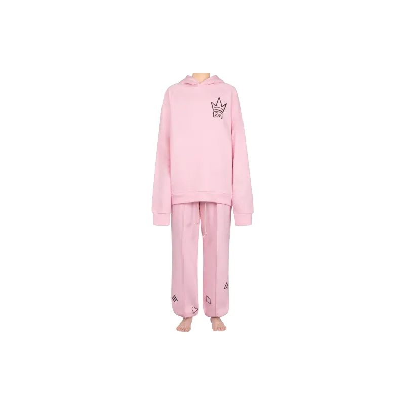 Richie Macie Casual Pants Unisex Pink-2