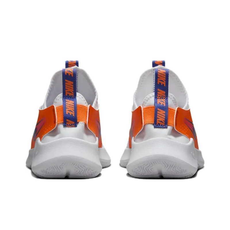 Nike Flex Runner 3 Breathable Low Top Kids' Running Shoes White Orange Unisex-3