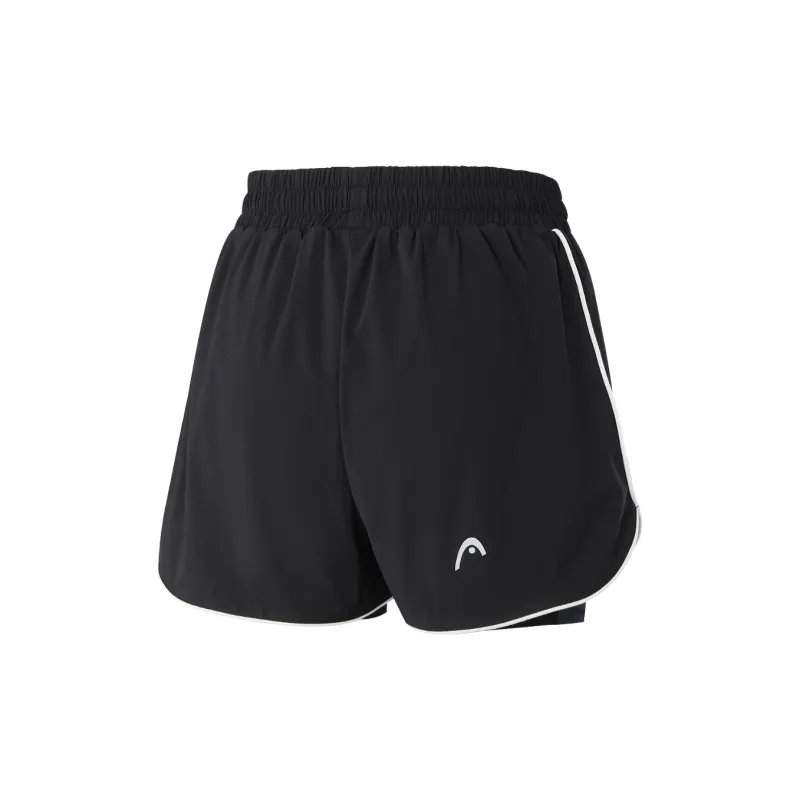 HEAD Sports Shorts Women's Black Solid Color-1