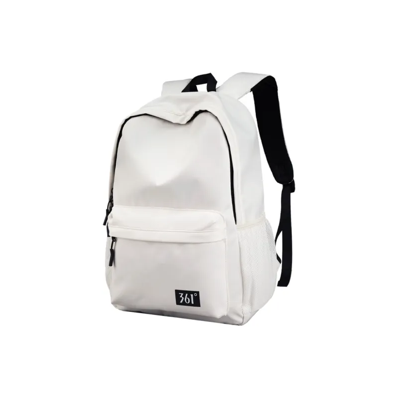 361° Polyester Backpack Unisex Black/White-5
