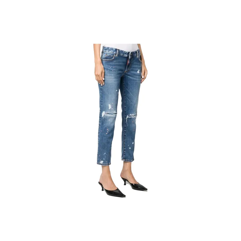 DSQUARED 2 High-rise Skinny Jeans-1