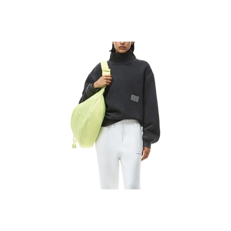 Alexander Wang Repeated Logo Rollneck Sweatshirt-4